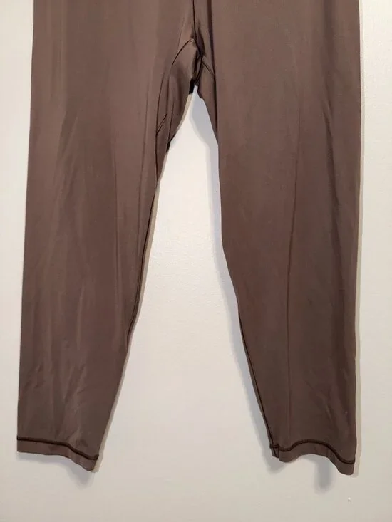 Offline Aerie Real Me Leggings XL High Rise 7/8 Short Inseam Brown - Picture 5 of 6